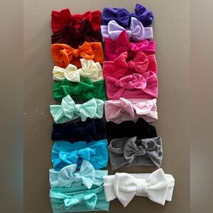 Colorful baby girls / toddler Headband Set Lot of 20